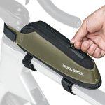 ROCKBROS Bolsa Cuadro Reflectante para Bicicleta, 0,65L | Bolsa Tubo Superior para MTB Bicicleta Carretera Gravel, Verde : Amazon.es: Deportes y aire libre