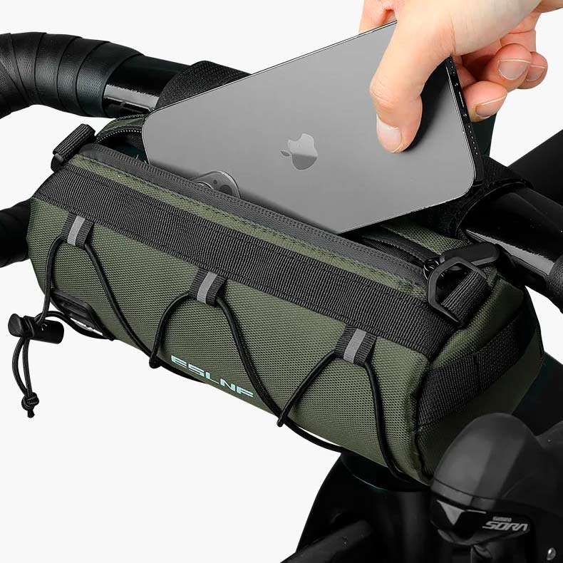 bolsa-manillar-gravel-435xap-1.jpg Bolsa manillar Gravel Bolsa para bicicleta ESLNF 1,8L. - Imagen 1