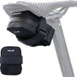 Bolsa Sillin Bicicleta, Bolsa Herramientas Bicicleta Impermeable (12x9x5cm) | Bolsa de Cola de Bicicleta, con Tira Reflectante, Apto Para Bicicletas de Montaña, de Carretera y Plegables : Amazon.es: Deportes y aire libre
