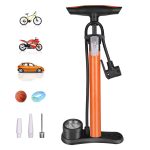 Bomba de Aire Bicicleta con Manómetro, 160 PSI Bomba de Bicicleta, Bombas de Suelo Bicicleta con Válvula Presta y Schrader para Neumáticos de Bicicleta, Baloncesto, Fútbol, ​​Balones : Amazon.es: Deportes y aire