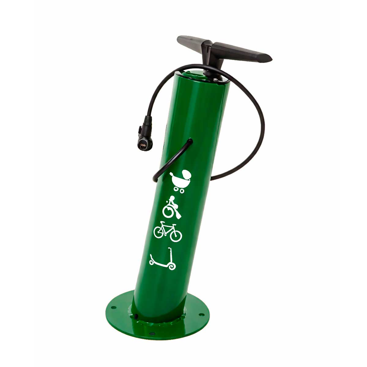 bomba-para-bicicletas-402kpc-1.jpg Bomba de Inflado para Bicicletas Urbana con Manómetro | Exterior - Imagen 1