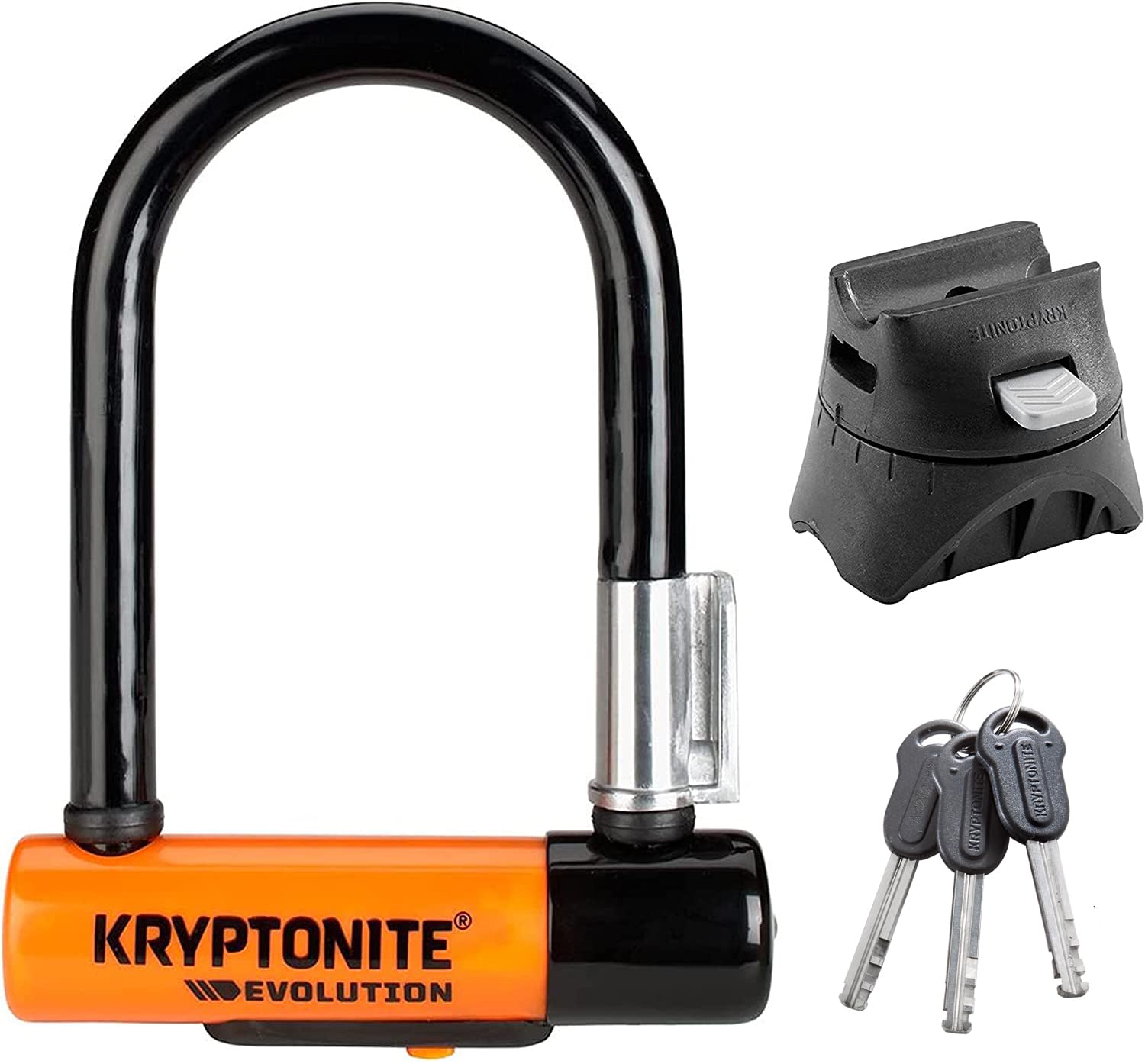 candado-kryptonite-245xbo-1.jpg Kryptonite Evolution 5 antirrobo para adulto, Negro/Naranja : Amazon.es: Bricolaje y herramientas - Imagen 1
