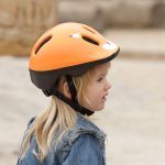 Casco de bicicleta para bebés Conforte y Seguridad Fox Naranja | Decathlon