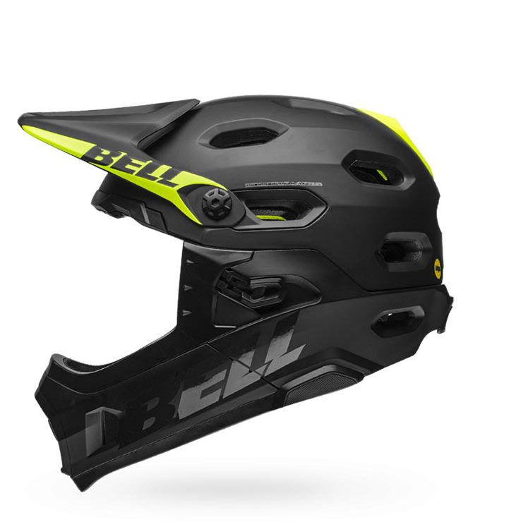 casco-mtb-mips-820cve-1.jpg Casco Bell Super DH MIPS Spherical Negro Mate/Flúor - Imagen 1