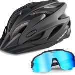 Odoland Set di Casco e Occhiali da Ciclismo Anti UV Mountain Bike e Casco MTB con Occhiali Soliel per Ciclismo uomini Donne adulti : Amazon.es: Deportes y aire libre