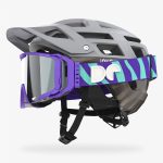 Casco de bicicleta de montaña Defender One Tour Nardo gris + gafas Spo