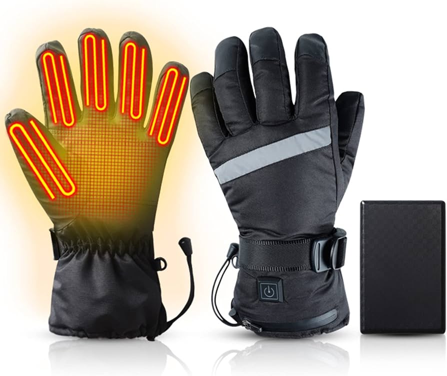 guantes-calefactables-bici-654wun-1.jpg CHEWYNP Guantes de Bicicleta eléctrica Guantes calefactables, Guantes calefactores Recargables Impermeables para Hombres y Mujeres, Guantes térmicos cálidos de Invierno, Guantes de pantall : Amazon.es: Moda - Imagen 1