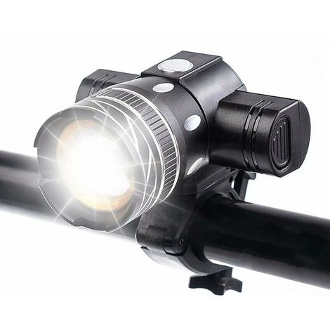 linterna-para-bicicleta-643qli-1.jpg Luz delantera recargable para bicicleta de 5000 lúmenes, resistente al agua, LED de alto brillo, 6 horas de uso en montaña, carretera, seguridad para viajeros, linterna con 3 modos. - Imagen 1