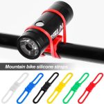 Soporte para linterna de bicicleta, correas de silicona de alta elasticidad, reutilizables, colores vibrantes, uso versátil, bandas de silicona para linterna de bicicleta, 5 uds. Compra barata en Joom