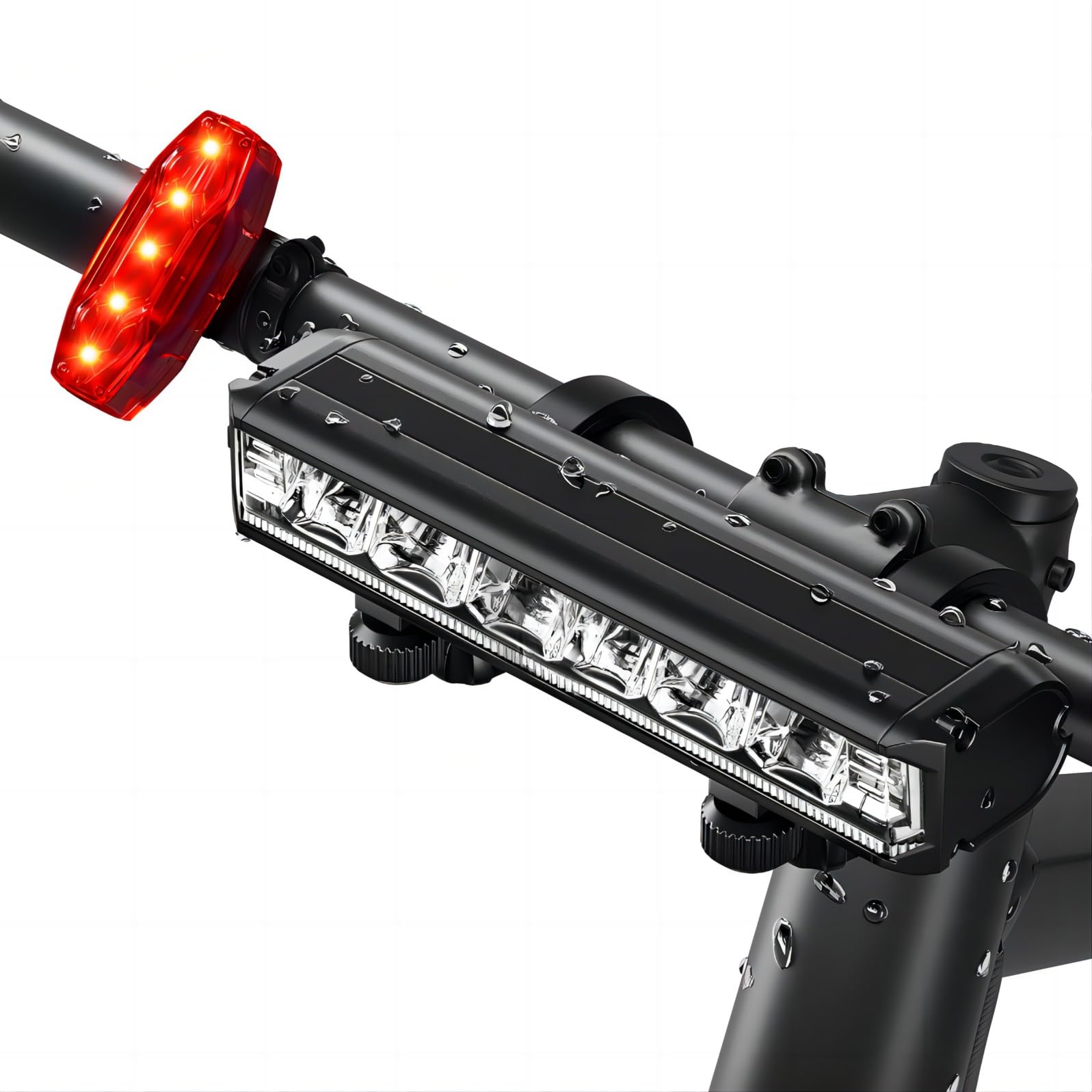 luces-de-bicicleta-705mka-1.jpg POSUGEAR Luces Bicicleta Delantera y Trasera, Luz Bicicleta Potente LED Accesorios, USB Recargable Foco Bici IPX5, Frontal Linterna para Ciclismo : Amazon.es: Deportes y aire libre - Imagen 1