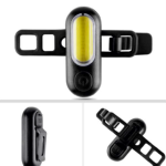 Luz para bicicleta delantera y trasera recargable USB