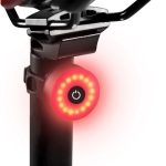 Luz Trasera LED recargable para bicicleta color Negro NK DO32001