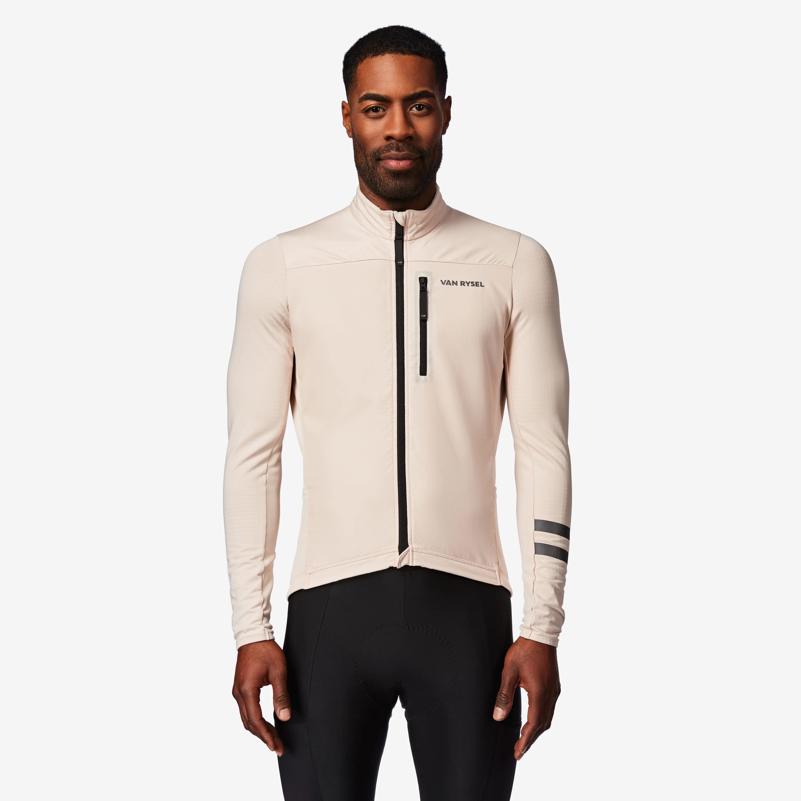 maillot-bici-hombre-223iqt-1.jpg Maillot Ciclismo Hombre Manga Larga Carretera Entretiempo EDR beige | Decathlon - Imagen 1