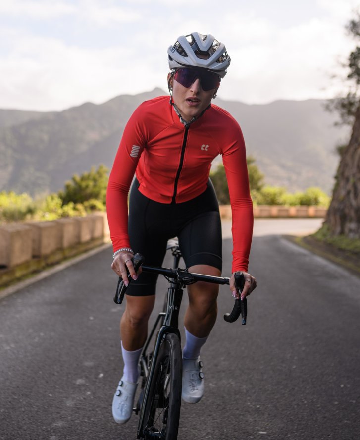 maillot-bici-mujer-438nes-1.jpg Maillot ciclismo manga larga mujer TEMPS | PASSION Z6 Racing Red | Talla: 0/XXS - Imagen 1