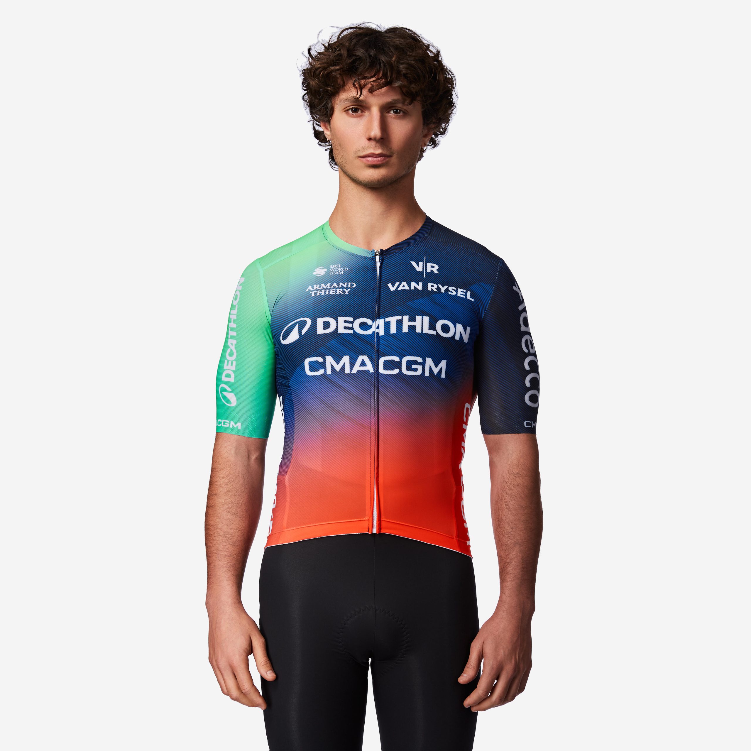 maillot-ciclismo-decathlon-000vcc-1.jpg Maillot Ciclismo Carretera RCR R Decathlon CMA CGM Manga Corta Réplica - Imagen 1