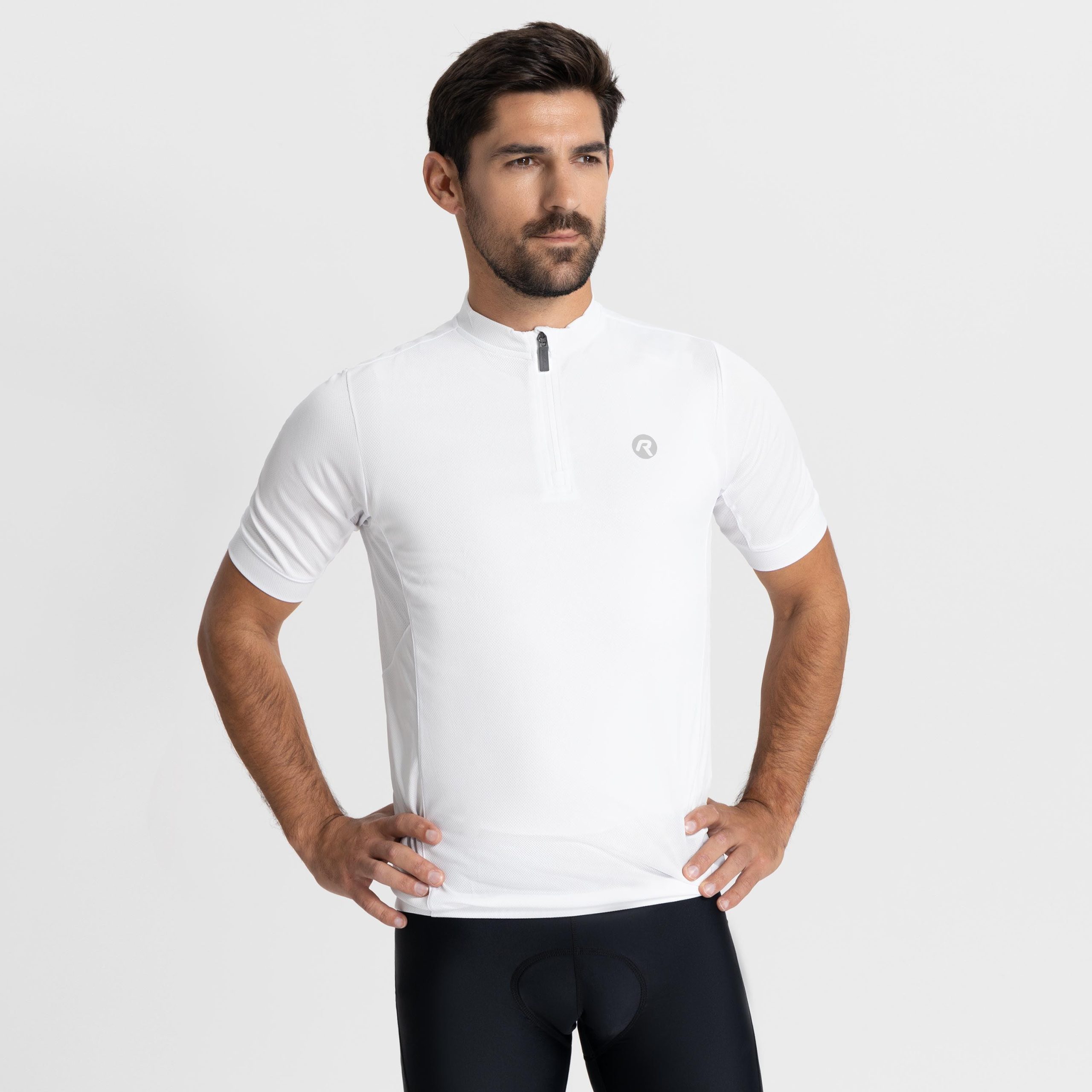 maillot-ciclismo-decathlon-357esa-1.jpg Maillots de Ciclismo de color blanco | Decathlon - Imagen 1