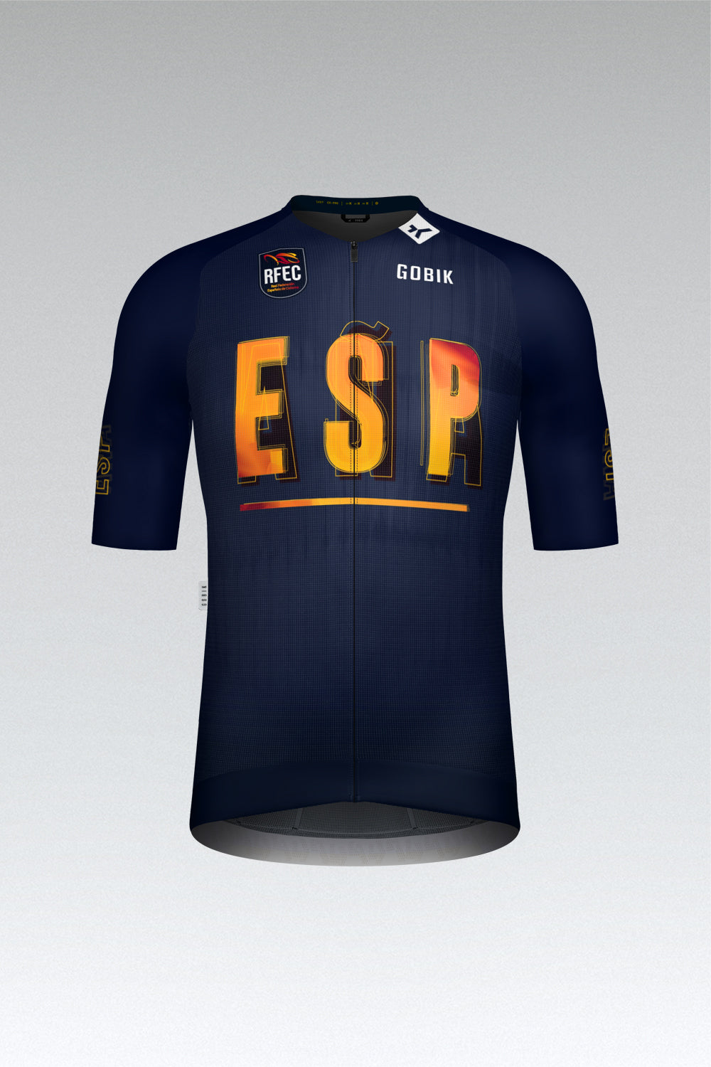 maillot-ciclismo-gobik-534yvz-1.jpg MAILLOT MANGA CORTA CX PRO 4.0 UNISEX AZUL RFEC - Imagen 1