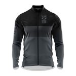 Maillot de ciclismo manga larga invierno hombre Black