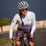 Maillot ciclismo manga larga mujer TEMPS | PASSION Z6 White | Talla: 0/XXS