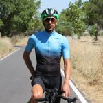 Maillot Ciclismo Hombre Azul Degraded XS