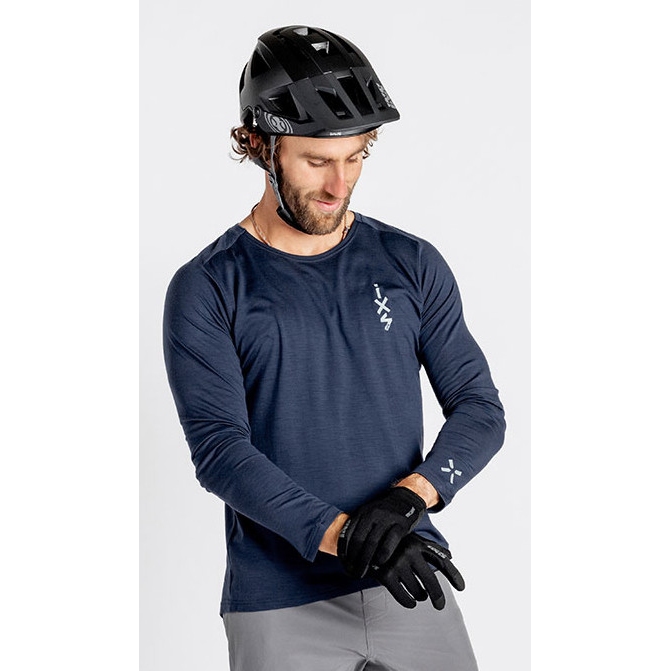 maillot-mtb-hombre-724aof-1.jpg iXS Maillot MTB Manga Larga Hombre Flow Merino marine - Imagen 1