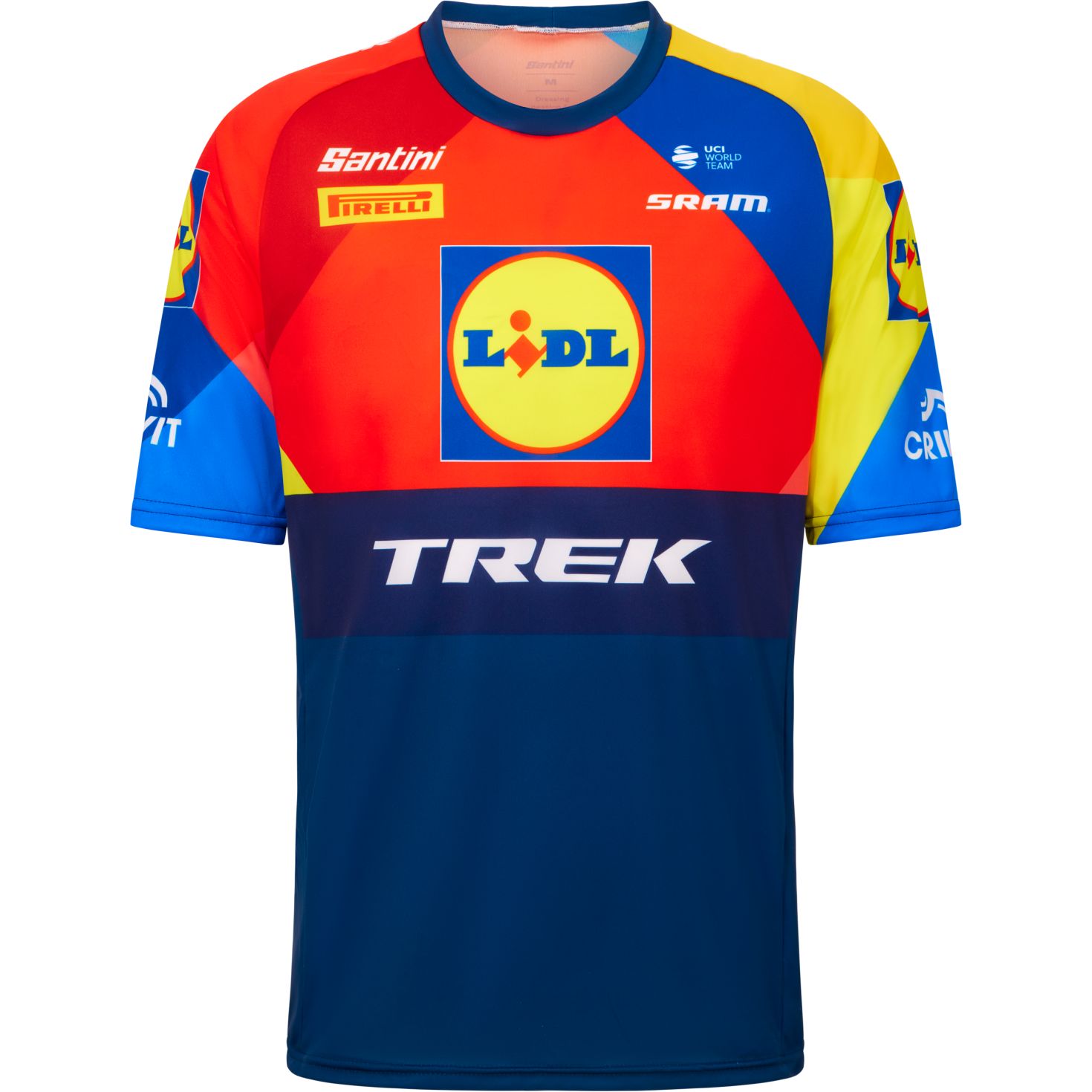 maillot-trek-317hut-1.jpg Santini Maillot Hombre Team Lidl Trek 2025 Tech T Supporters print - Imagen 1