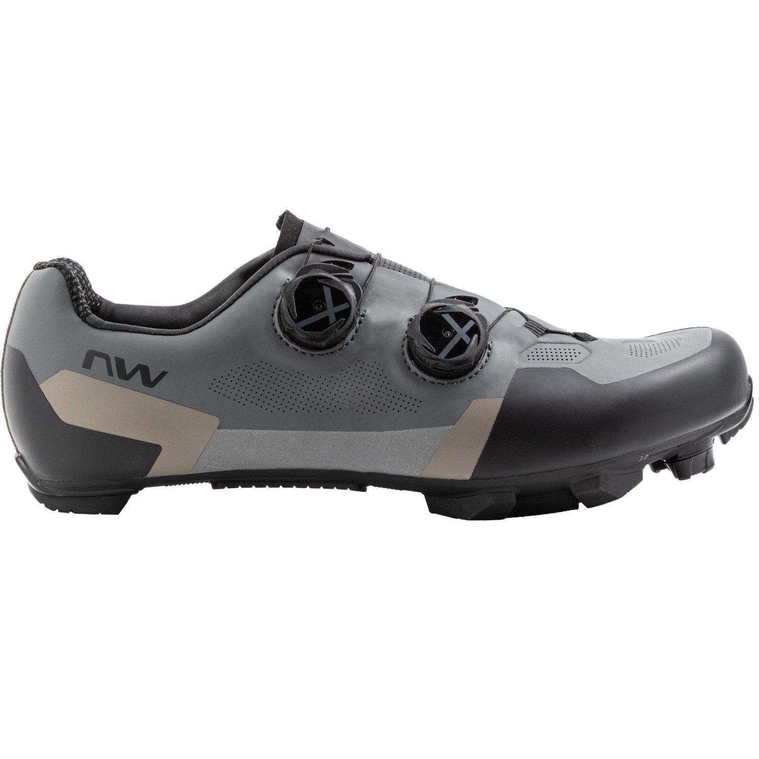 zapatillas-mtb-northwave-800flj-1.jpg Zapatillas btt Northwave Extreme XT Negro gris 36 / Gris - Imagen 1