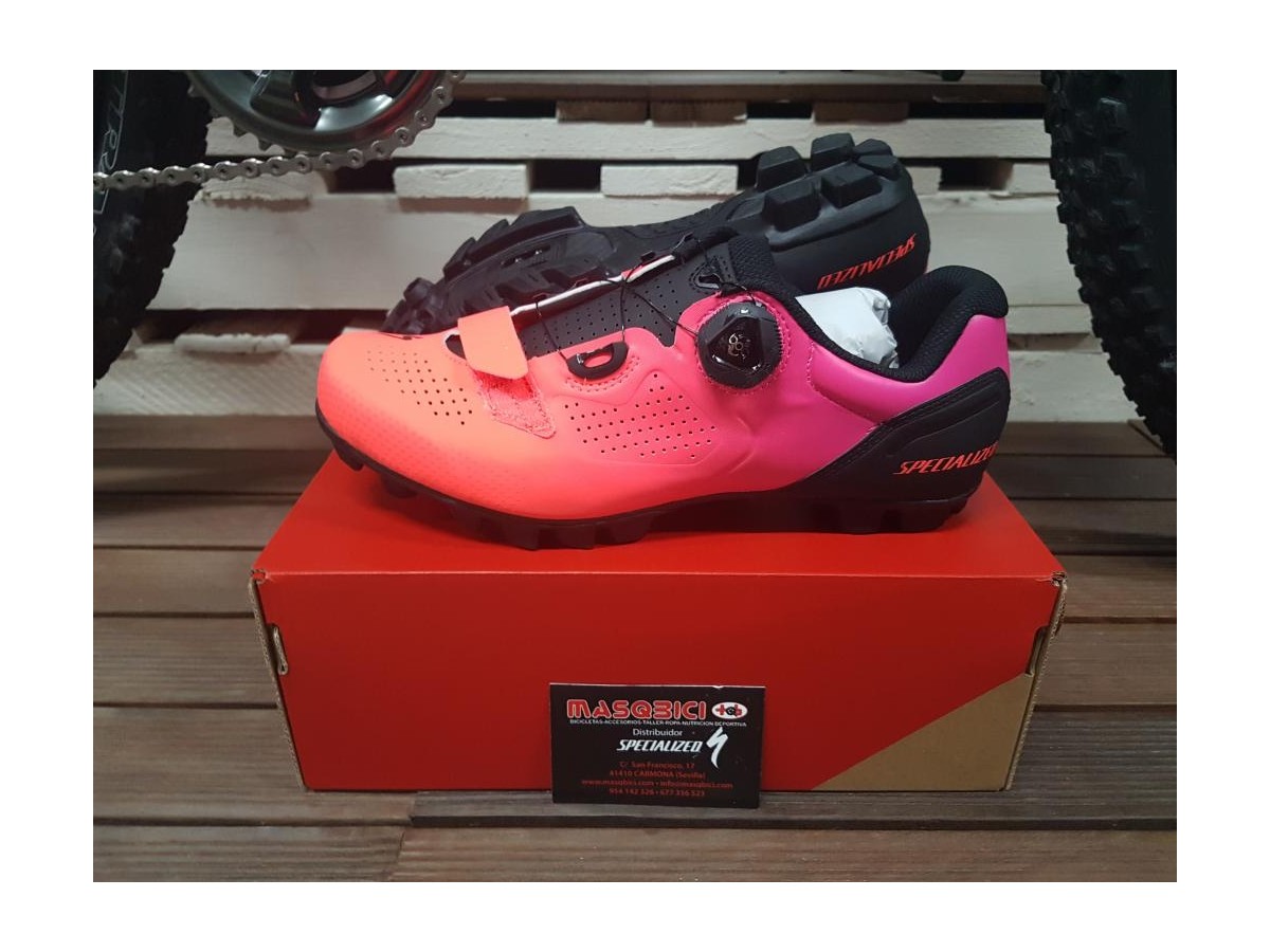 zapatillas-specialized-mtb-256pcn-1.jpg ZAPATILLAS SPECIALIZED EXPERT MTB 2019 ACID LAVA - Imagen 1