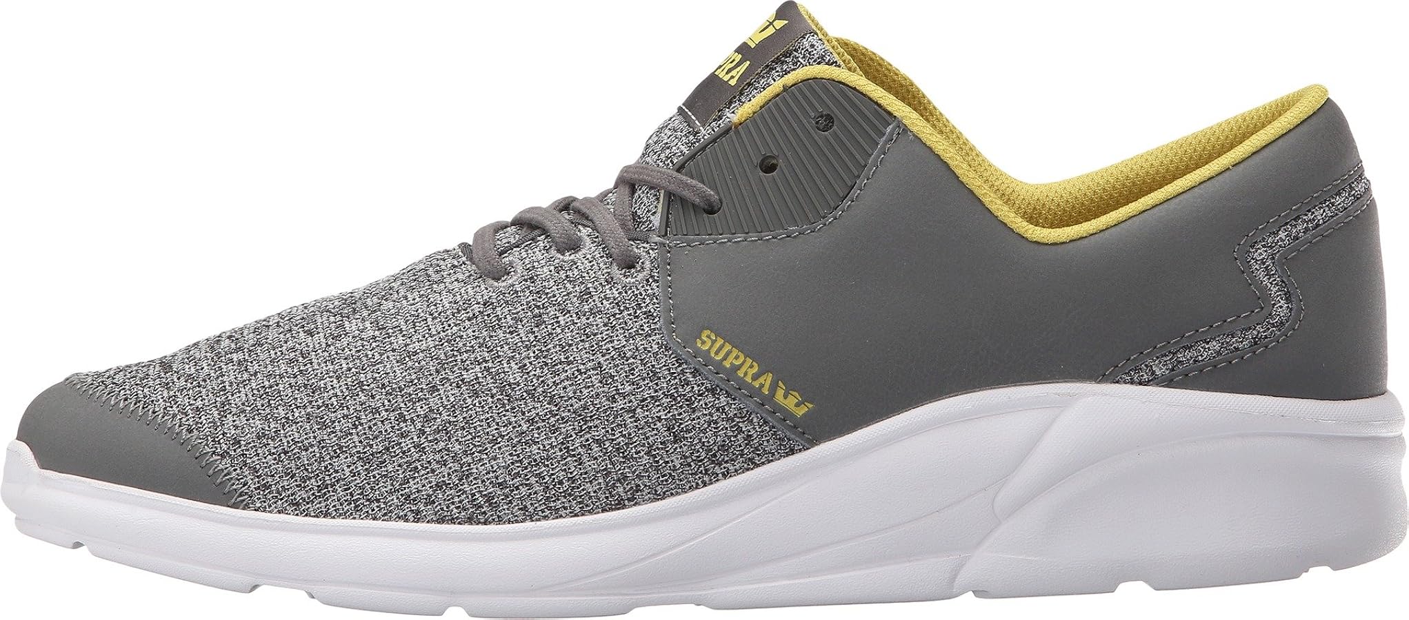 zapatillas-supra-421tfn-1.jpg Supra Noiz Zapatillas unisex para adultos, Gris Heather Anthracite White, 40.5 EU : Amazon.es: Moda - Imagen 1