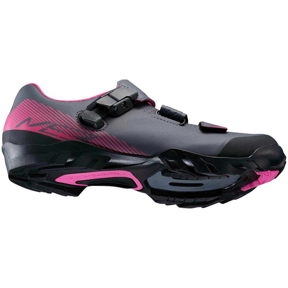 zapatos-ciclismo-mtb-148bcs-1.jpg ZAPATILLAS SHIMANO MTB ME3 WOMEN COLOR Gris/Rosa TALLA 36 - Imagen 1