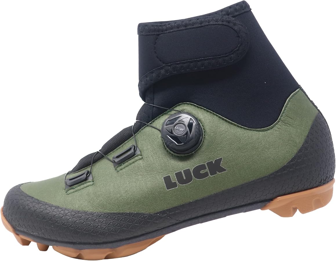 zapatos-ciclismo-mtb-220kvq-1.jpg LUCK Winter Verde MTB, Zapatillas de Ciclismo MTB para Invierno, con Suela de Carbono, Cierre rotativo y Goretex. (Numeric 38) : Amazon.es: Moda - Imagen 1