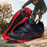 Zapatos Profesionales para Bicicleta de Montaña, Zapatos Deportivos para Ciclismo de Montaña al Aire Libre, Cómodos y Versátiles, Antideslizantes y Resistentes al Desgaste, talla grande Adecuados para ...
