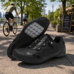 Zapatos de ciclismo profesionales para hombres, suela de goma, zapatos de bicicleta, forro cómodo, parte superior duradera, diseño de moda, adecuado para ciclismo al aire libre | Mode de Mujer | SHEIN España