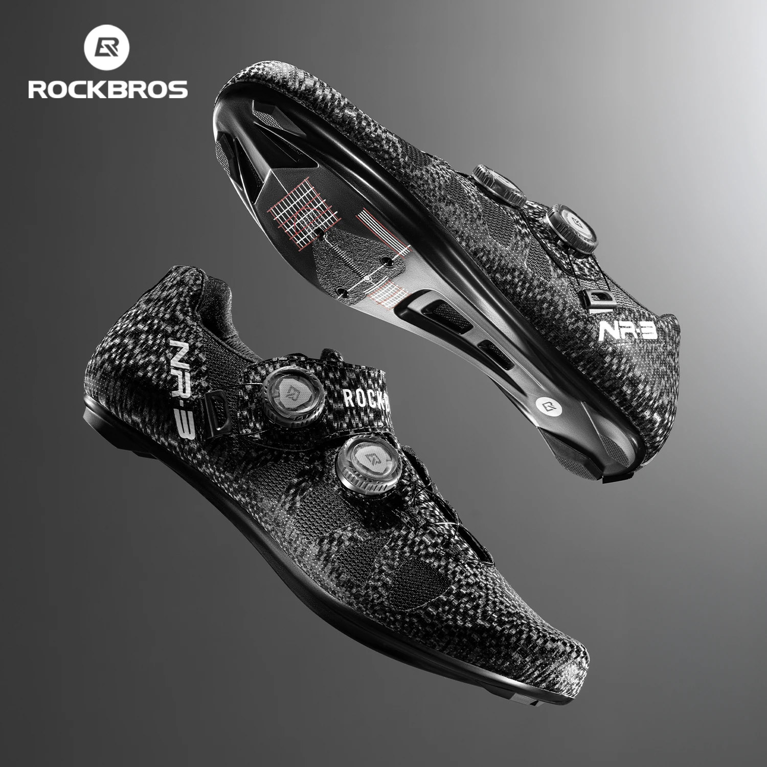 zapatos-para-bicicleta-136wfp.webp ROCKBROS Zapatos de ciclismo profesional con cierre de perilla autobloqueantes para bicicleta de carretera compatible con calas SPD calzado para ciclismo AliExpress 18 - Imagen 1